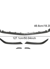 VR Aero Carbon Fiber Front Lip Spoiler and Canards Mercedes A45 AMG S W177 2019-2021                                     - VR-A45AMG-600 - Image 6