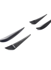 VR Aero Carbon Fiber Front Bumper Canards V5 BMW M3 G80 | M4 G82 G83 2021-2024                                     - VR-M3M4-618 - Image 2