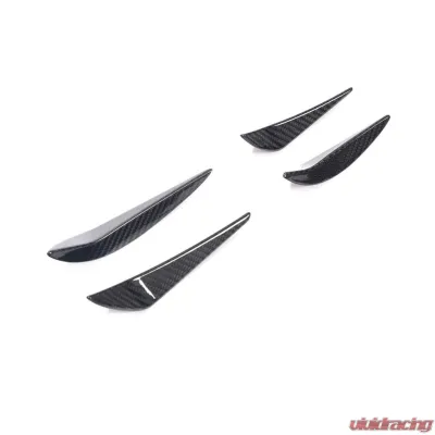 VR Aero Carbon Fiber Front Bumper Canards V5 BMW M3 G80 | M4 G82 G83 2021-2024 - VR-M3M4-618