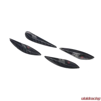 VR Aero Carbon Fiber Front Bumper Canards V5 BMW M3 G80 | M4 G82 G83 2021-2024 - VR-M3M4-618