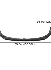 VR Aero Carbon Fiber Front Lip Spoiler V2 Volkswagen Golf MK8 GTI 2021-2022                                     - VR-MK8-602 - Image 10