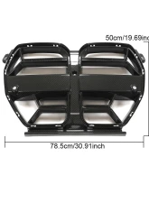 VR Aero Carbon Fiber Front Kidney Grill w/o Sensor BMW M3 G80 | M4 G82 G83 2021-2024                                     - VR-M3M4-GRILL-1 - Image 9