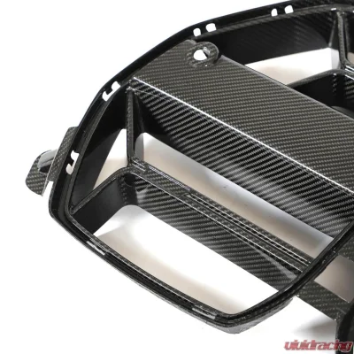 VR Aero Carbon Fiber Front Kidney Grill w/o Sensor BMW M3 G80 | M4 G82 G83 2021-2024 - VR-M3M4-GRILL-1