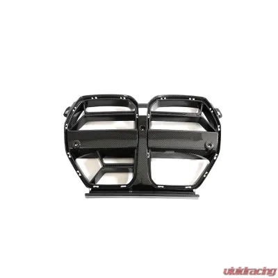 VR Aero Carbon Fiber Front Kidney Grill w/Sensor BMW M3 G80 | M4 G82 G83 2021-2024 - VR-M3M4-GRILL-2