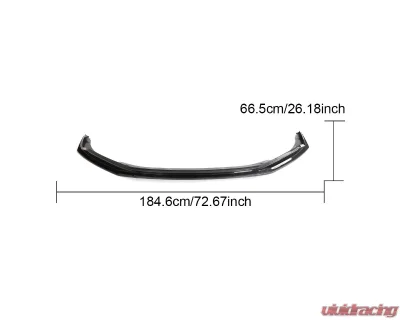 VR Aero Carbon Fiber Front Lip Spoiler Audi R8 V10 2023+ - VR-R8V10-600