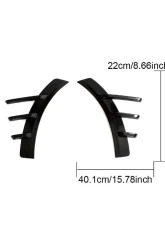 VR Aero Carbon Fiber Rear Fender Arch Trim V1 BMW M2 G87                                     - VR-G87M2-DCF-613R - Image 11