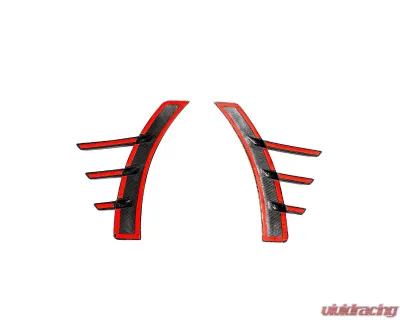 VR Aero Carbon Fiber Rear Fender Arch Trim V1 BMW M2 G87 - VR-G87M2-DCF-613R