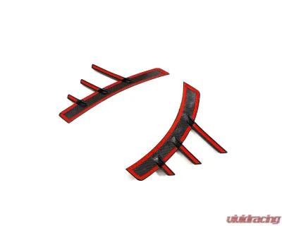 VR Aero Carbon Fiber Rear Fender Arch Trim V1 BMW M2 G87 - VR-G87M2-DCF-613R