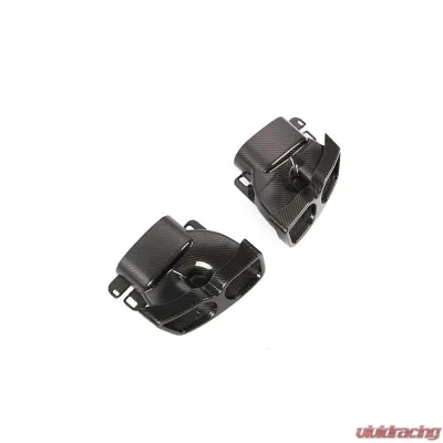 VR Aero Carbon Fiber Exhaust Tips Mercedes C63 AMG S 2015-2018 - VR-C63AMG-EXTIP
