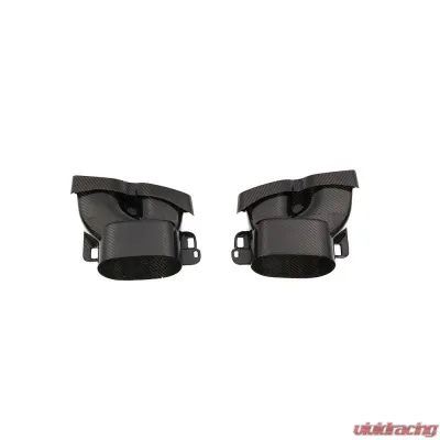 VR Aero Carbon Fiber Exhaust Tips Mercedes C63 AMG S 2015-2018 - VR-C63AMG-EXTIP