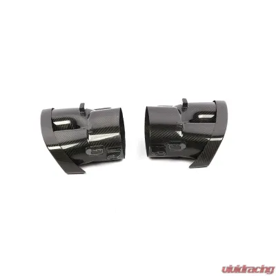 VR Aero Carbon Fiber Exhaust Tips Mercedes C63 AMG S 2015-2018 - VR-C63AMG-EXTIP