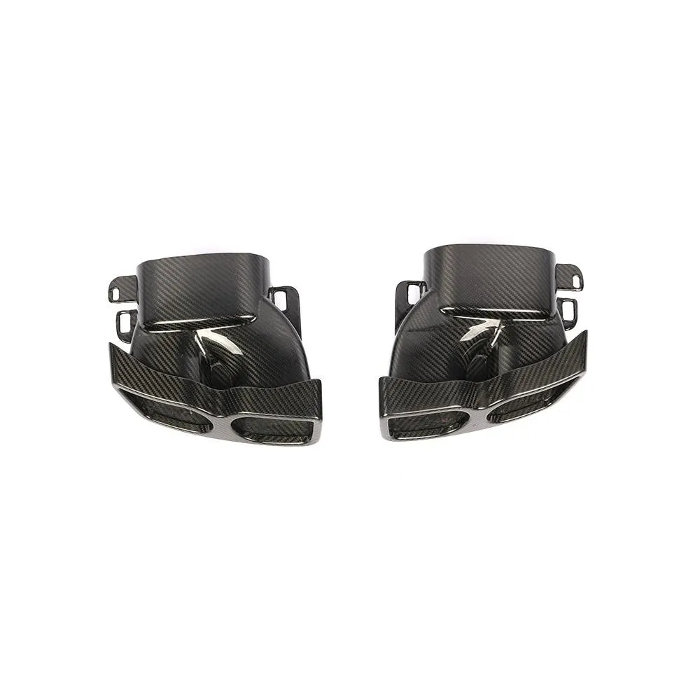 VR Aero Carbon Fiber Exhaust Tips Mercedes C63 AMG S 2015-2018 - VR-C63AMG-EXTIP