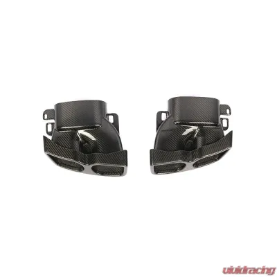 VR Aero Carbon Fiber Exhaust Tips Mercedes C63 AMG S 2015-2018 - VR-C63AMG-EXTIP