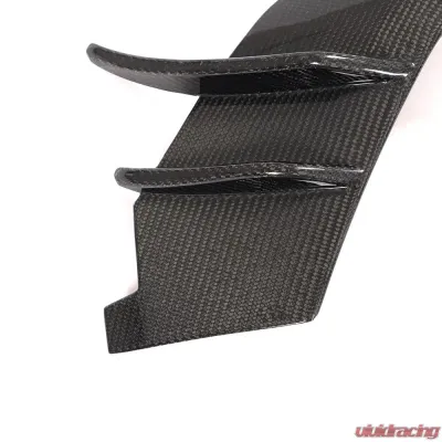 VR Aero Carbon Fiber Front Bumper Canards Audi A6 | S6 Quattro S-line 2015-2018 - VR-A6-600