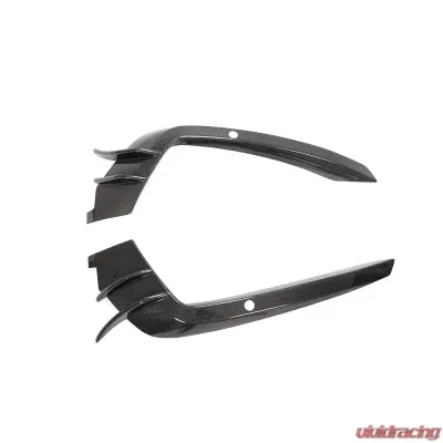 VR Aero Carbon Fiber Front Bumper Canards Audi A6 | S6 Quattro S-line 2015-2018 - VR-A6-600