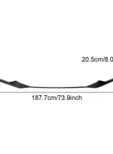 VR Aero Carbon Fiber Front Lip Spoiler V2 Audi RS3 Sedan 2017-2019                                     - VR-RS3-650 - Image 7