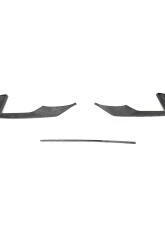 VR Aero Carbon Fiber Front Lip Spoiler V2 Audi RS3 Sedan 2017-2019                                     - VR-RS3-650 - Image 6