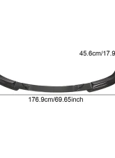 VR Aero Carbon Fiber Front Lip Spoiler V1 BMW 3 Series G20 M Sport Sedan  2019-2021                                     - VR-G20-600 - Image 7