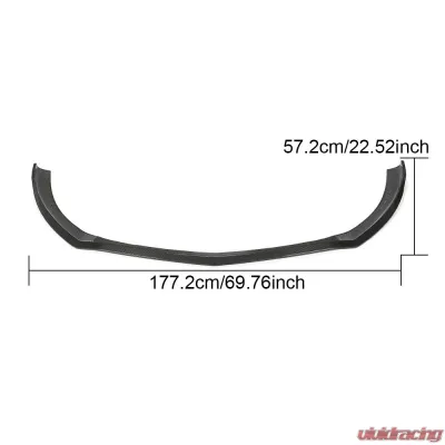 VR Aero Carbon Fiber Front Lip Spoiler Mercedes A200 | A220 | A250 A Class W177 | V177 2019-2020 - VR-W177-600