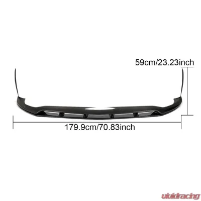 VR Aero Carbon Fiber Front Lip Spoiler Mercedes CLA250 | CLA35 AMG C118 2020 - VR-CLA-600