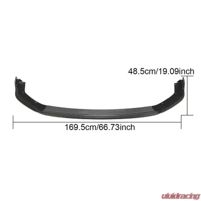 VR Aero Carbon Fiber Front Lip Spoiler Volkswagen Polo GTI - VR-POLO-600