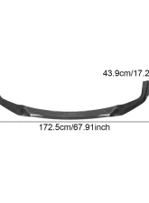 VR Aero Carbon Fiber Front Bumper Lip Spoiler V6 BMW 2 Series | M2 F87 Competition                                     - VR-F87M2-609 - Image 11