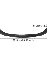 VR Aero Carbon Fiber Front Lip Spoiler BMW i3 Series I01 Hatchback 2018-2020                                     - VR-i3-600 - Image 5
