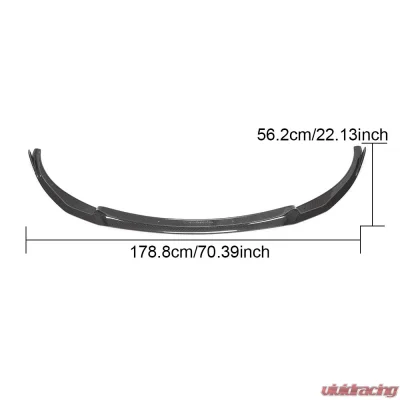 VR Aero Carbon Fiber Front Lip Spoiler BMW 6 Series F06 | F12 | F13 | M6 - VR-F06F12F13M6-601