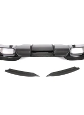 VR Aero Carbon Fiber Rear Diffuser BMW M6 F06 | F12 | F13 2013-2018                                     - VR-M6-610 - Image 6