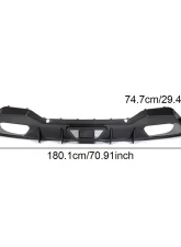 VR Aero Carbon Fiber Rear Diffuser BMW G16 8 Series M-Sport 4D 2018-2020                                     - VR-G16M-610 - Image 9