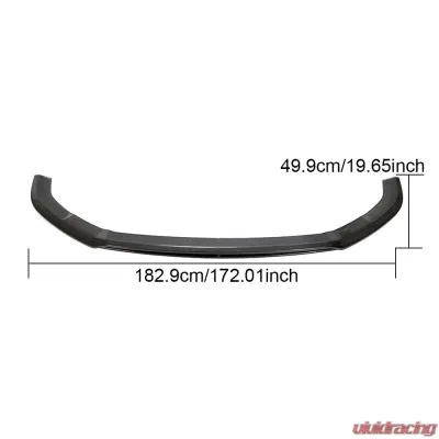 VR Aero Carbon Fiber Front Lip Spoiler Volkswagen T6 Multivan 2015-2020 - VR-T6-600