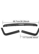 VR Aero Carbon Fiber Rear Diffuser Volkswagen T6 Multivan 2015-2020                                     - VR-T6MVAN-613 - Image 9