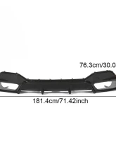 VR Aero Carbon Fiber Rear Diffuser V2 BMW G16 8 Series M-Sport 4D 2019-2021                                     - VR-G16MSPORT-611 - Image 9