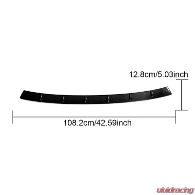 VR Aero Carbon Fiber Rear Window Roof Spoiler Honda Civic Type-R FL5 - VR-CIVIC-FL5-611