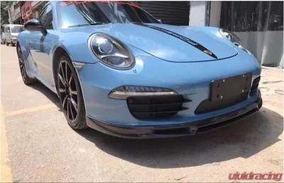 VR Aero Carbon Fiber Front Lip Spoiler Porsche 991 Carrera | Carrera S 2012-2016 - VR-911-604