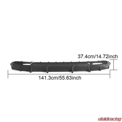 VR Aero Carbon Fiber Rear Diffuser BMW i4 Series G26 2022-2024 - VR-i4G26-610