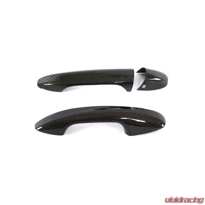VR Aero Carbon Fiber Exterior Door Handle Cover Trim 2pcs Mercedes C | E Class | GLC 2 Door - VR-GLC-HANC