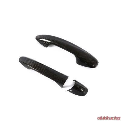 VR Aero Carbon Fiber Exterior Door Handle Cover Trim 2pcs Mercedes C | E Class | GLC 2 Door - VR-GLC-HANC