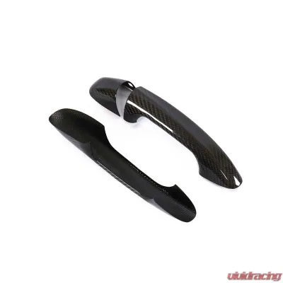 VR Aero Carbon Fiber Exterior Door Handle Cover Trim 2pcs Mercedes C | E Class | GLC 2 Door - VR-GLC-HANC