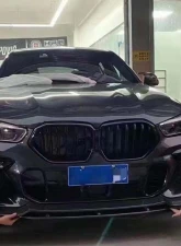 VR Aero Carbon Fiber Front Lip Spoiler BMW X6 G06 2020-2021                                     - VR-X6-602 - Image 11