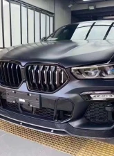 VR Aero Carbon Fiber Front Lip Spoiler BMW X6 G06 2020-2021                                     - VR-X6-602 - Image 9