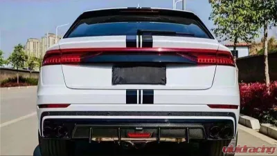 VR Aero Carbon Fiber Rear Diffuser Audi Q8 | SQ8 2022 - VR-Q8SQ8-610