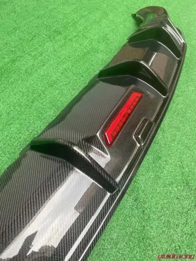 VR Aero Carbon Fiber Rear Diffuser Audi Q8 | SQ8 2022 - VR-Q8SQ8-610