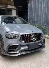 VR Aero Carbon Fiber Front Lip Spoiler Mercedes GLE450 Coupe W167 2019-2022                                     - VR-GLE-600 - Image 10
