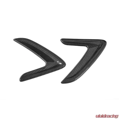 VR Aero Carbon Fiber Air Vent Side Marker Fender Covers Trim BMW 3-Series F30 | F34 2012-2018 - VR-F30-650