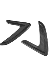 VR Aero Carbon Fiber Air Vent Side Marker Fender Covers Trim BMW 3-Series F30 | F34 2012-2018                                     - VR-F30-650 - Image 5