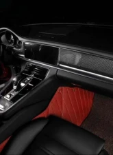 VR Aero Carbon Fiber Interior Upgrade Kit LHD Porsche Panamera 971 2017-2018                                     - VR-PAN971-INT - Image 7