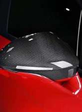 VR Aero Carbon Fiber Side Mirror Covers LHD Porsche Panamera 971 2017-2018                                     - VR-971-605 - Image 4