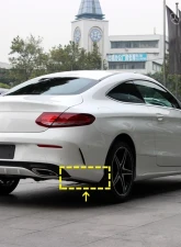 VR Aero Carbon Fiber Front Lip Splitter Apron Flap Mercedes C43 Coupe Q205 2015-2019                                     - VR-C43-610 - Image 3