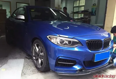 VR Aero Carbon Fiber Front Lip BMW 2 Series F22 | F23 M Sport | M235i | M240i 2-Door  2014-2019 - VR-F22-600